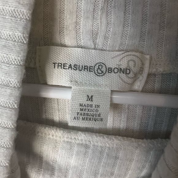 Treasure & Bond Cream Cowl Neck Sweater - Picture 6 of 8